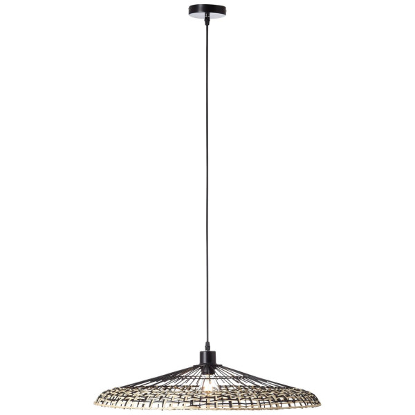 Brilliant Fixi Pendelleuchte, 1-flammig E27 Schwarz Natur 99265/76
