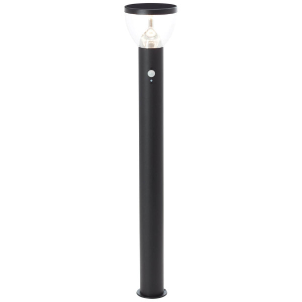 Brilliant Tulip LED Außenstehleuchte 3W Warmweiß IP44 Schwarz Solar, Bewegungsmelder G40412/06