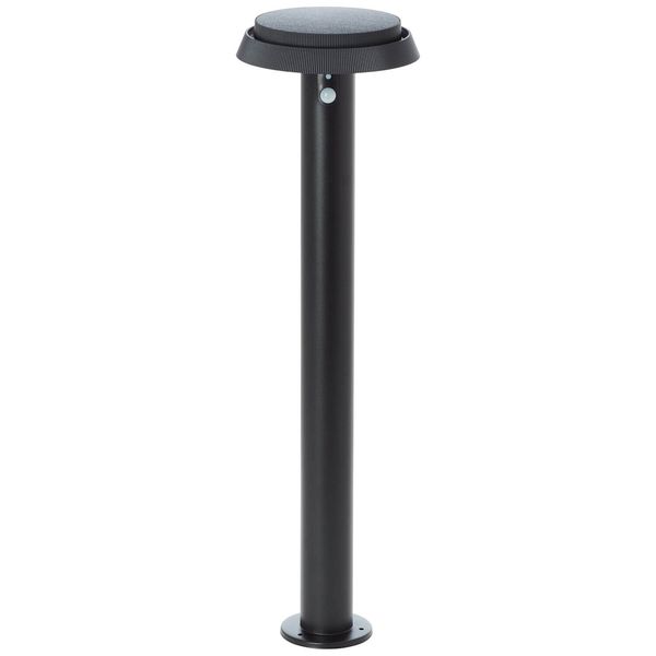 Brilliant Alvero LED Außenstehleuchte 4W Warmweiß IP44 Schwarz Solar, Bewegungsmelder G40432/06