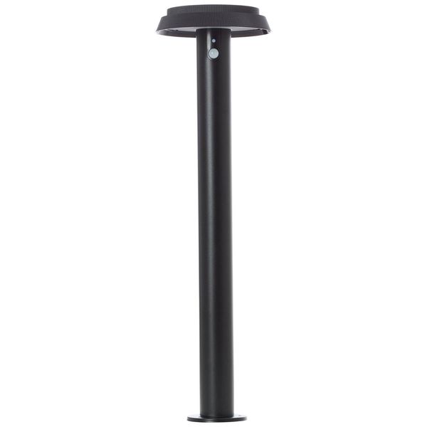 Brilliant Alvero LED Außenstehleuchte 4W Warmweiß IP44 Schwarz Solar, Bewegungsmelder G40432/06