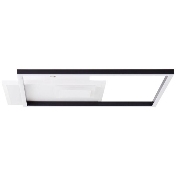 Brilliant Iorgo LED Deckenleuchte 44x44cm 40W Warmweiß Schwarz Weiß G99785/76
