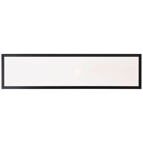 Brilliant Briston LED Deckenaufbau-Paneel 100x25cm 24W Neutralweiß Schwarz G99930A06