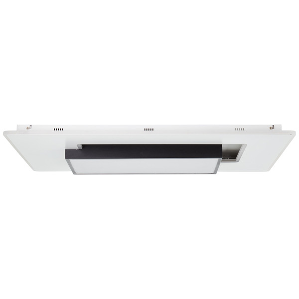 Brilliant Hutson LED Deckenleuchte 80x50cm 60W Tageslichtweiß Weiß Schwarz Memory Funktion, Nachtlicht G99588/75