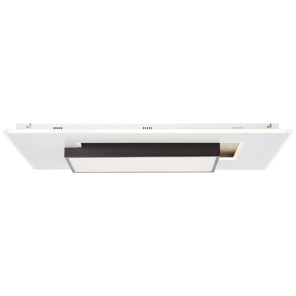 Brilliant Hutson LED Deckenleuchte 80x50cm 60W Tageslichtweiß Weiß Schwarz Memory Funktion, Nachtlicht G99588/75