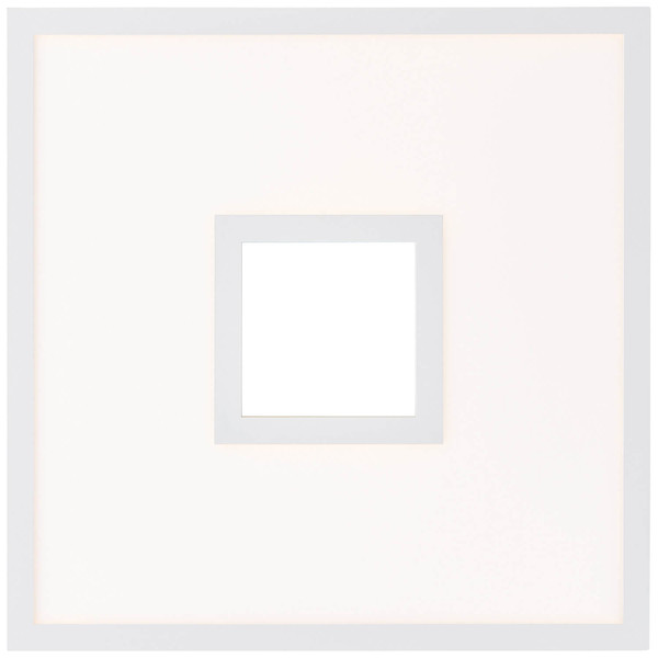 Brilliant Ellia LED Deckenaufbau-Paneel 45x45cm 24W Tageslichtweiß Weiß Memory Funktion, Nachtlicht, Timer G99882/05