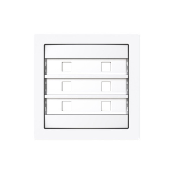 Busch-Jaeger Zentralscheibe 6-fach beleuchtbar Busch-art linear 2CKA001582A0449 1575 CN-44G