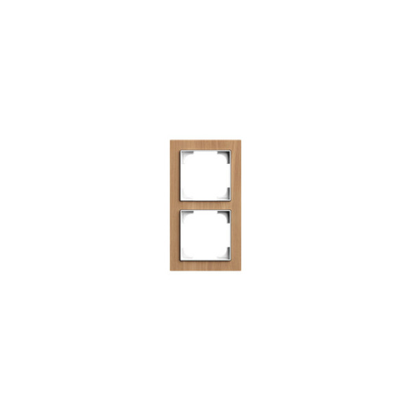Busch-Jaeger Abdeckrahmen 2-fach Holz Eiche - Busch-art linear Busch-art linear 2CKA001754A4888 1722-4083