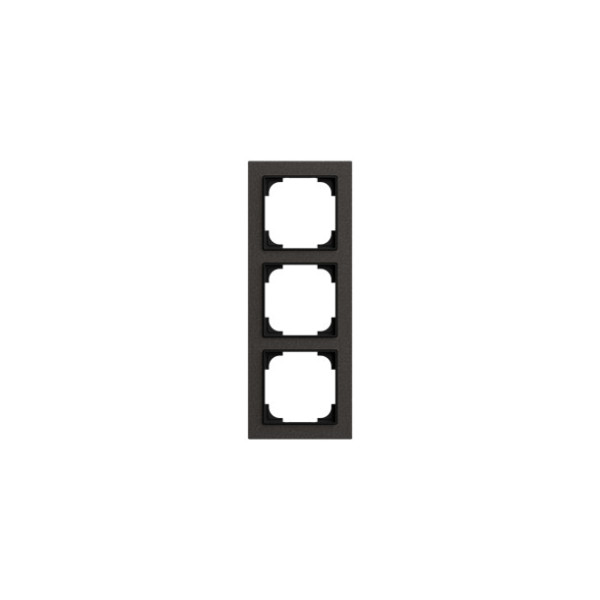 Busch-Jaeger Abdeckrahmen 3-fach papierschwarz - Busch-art linear Busch-art linear 2CKA001754A4899 1723-4045