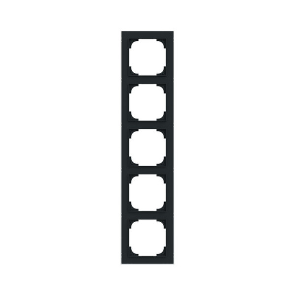 Busch-Jaeger Rahmen 5-fach mit Dekorring Busch-art linear 2CKA001754A4928 1725-456M