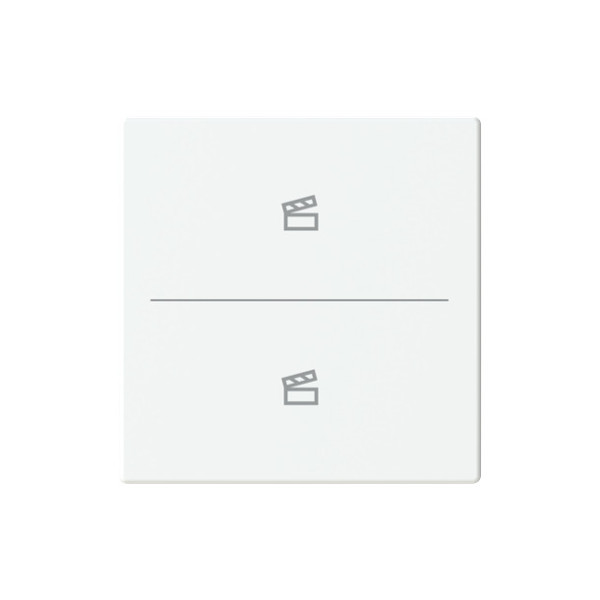 Busch-Jaeger Abdeckung als Taster 2-fach mit Symbol Szene Format 63 - solo/future 2CKA006199A0234 LFST/A.2.63.11-84