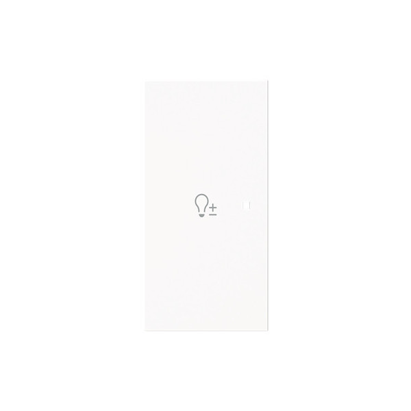 Busch-Jaeger Wippe 2-fach links, mit Symbol Dimmer Symbol Dimmen studioweiß - Busch-art 2CKA006220A0956 6234-21-44G