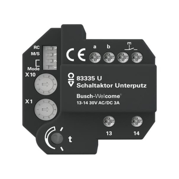 Busch-Jaeger Schaltaktor Unterputz zur Montage in einer Unterputzdose 2CKA008300A0327 83335 U
