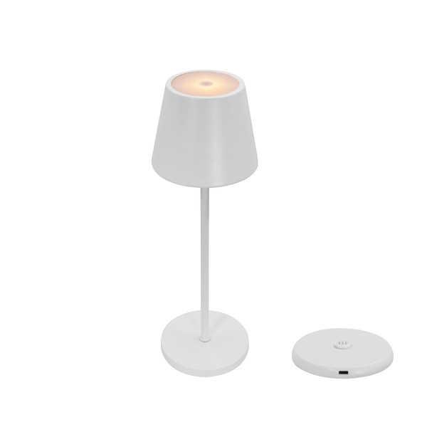 CMD LED Akku-Tischleuchte 2W steuerbare Lichtfarbe IP44 Weiß CMD-9079