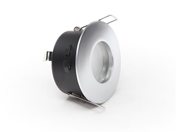 Deko-Light Deckeneinbauring, silber, matt, 12V, GU5.3 MR16, max. 35W, IP65 110001