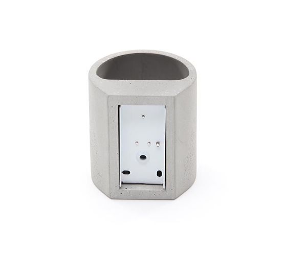 Deko-Light Wandaufbauleuchte Sabik, G9, max. 25W, Beton, grau 341175