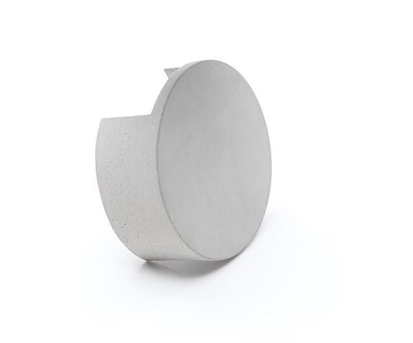 Deko-Light Wandaufbauleuchte Lupe II, Warmweiß, Beton, grau 341181