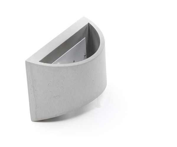 Deko-Light Wandaufbauleuchte Arianna II, G9, max. 25W, Beton, grau 341187