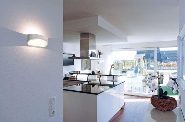 Deko-Light Wandaufbauleuchte Acamar, Warmweiß, Signalweiß 341194