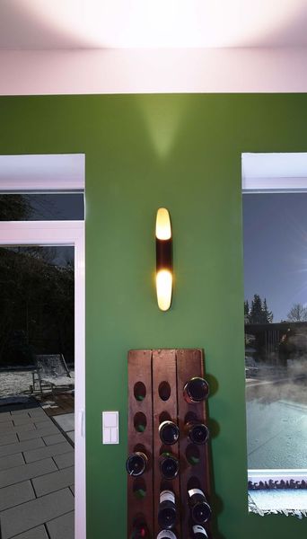 Deko-Light Wandaufbauleuchte Apodis 500, Warmweiß, Aluminium, goldfarben 341200