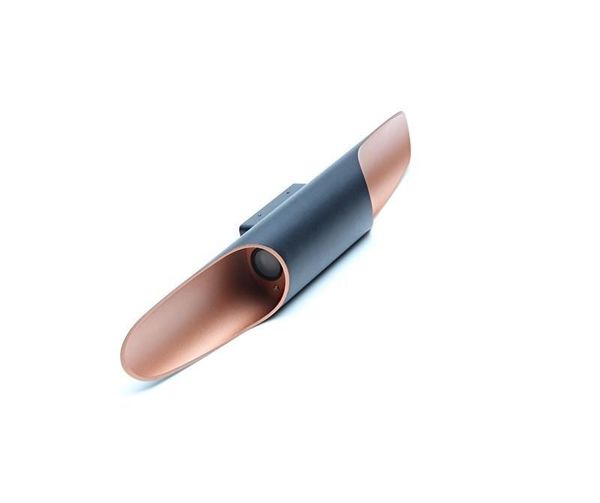 Deko-Light Wandaufbauleuchte Apodis 500, Warmweiß, Aluminium, Roségold 341201