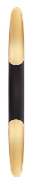 Deko-Light Wandaufbauleuchte Apodis 800, Warmweiß, Aluminium, goldfarben 341202