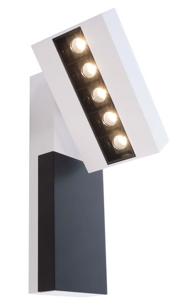 Deko-Light Wandaufbauleuchte Ceti 5, Warmweiß, weiß, matt 341214