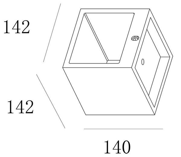 Deko-Light Wandaufbauleuchte Olga, G9, max. 40W, Gips, Weiß, überstreichbar 341225