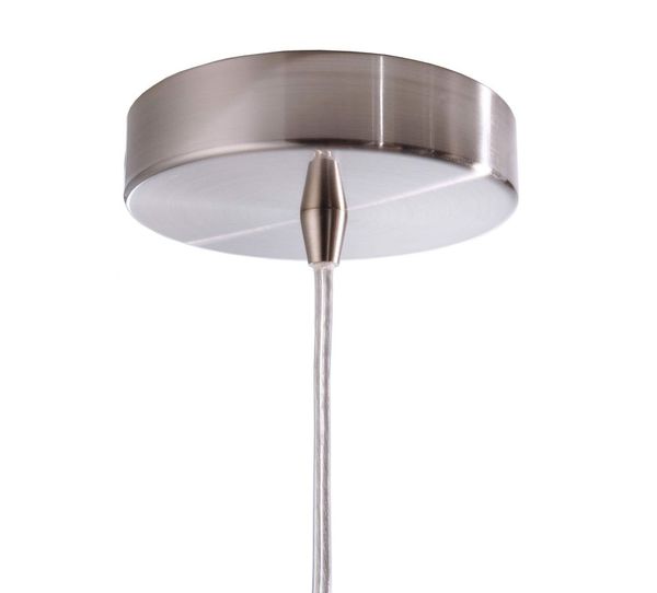 Deko-Light Pendelleuchte Barrel, E27, max. 40W, Metall, silber, satiniert 342050