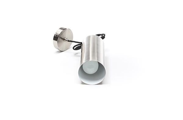 Deko-Light Pendelleuchte Barrel, E27, max. 40W, Metall, silber, satiniert 342050