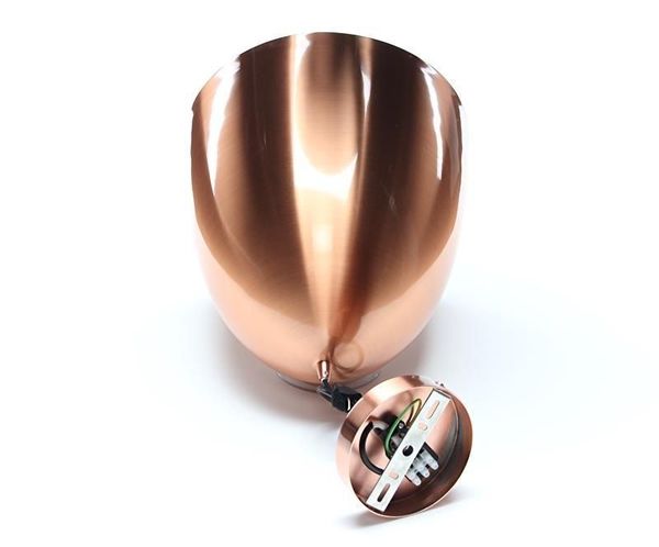 Deko-Light Pendelleuchte Bell, E27, max. 40W, Metall, kupferfarben 342052