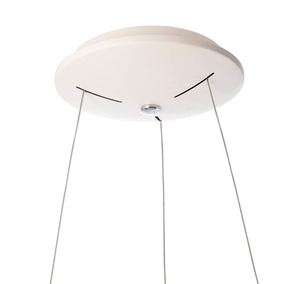 Deko-Light Pendelleuchte Sculptoris 45, Neutralweiß, Aluminium, Signalweiß, matt 342123