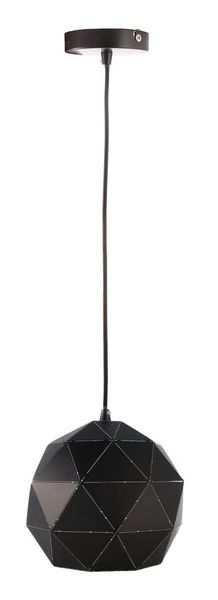 Deko-Light Pendelleuchte Asterope rund 250, E27, max. 40W, Metall, schwarz, matt 342132