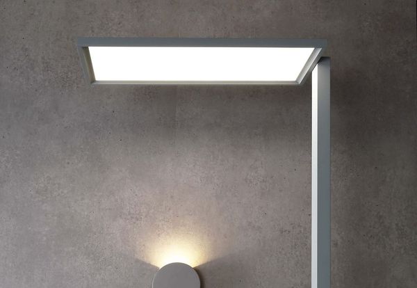 Deko-Light Stehleuchte Office One Transparent, dimmbar, Neutralweiß 343022