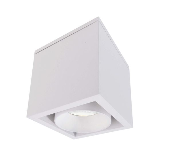 Deko-Light Deckenaufbauleuchte Ceti, Warmweiß, weiß, matt, IP44 348045