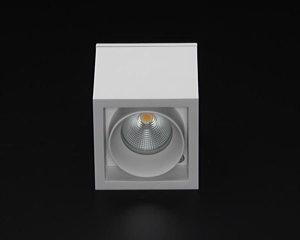 Deko-Light Deckenaufbauleuchte Ceti, Warmweiß, weiß, matt, IP44 348045
