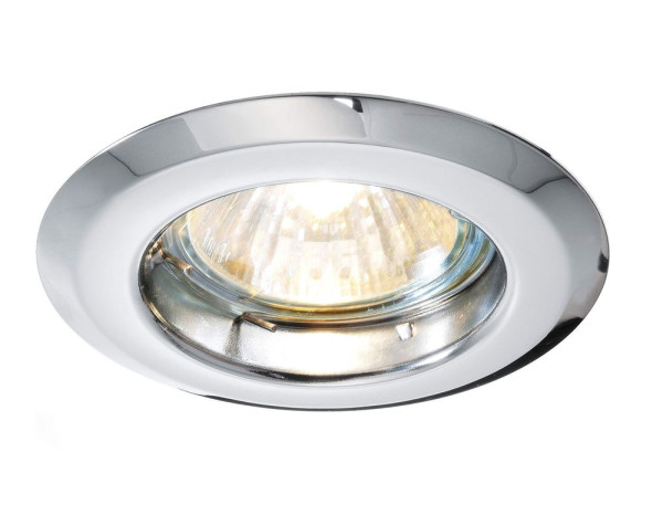 Deko-Light Deckeneinbauring, silber, Chrom, 12V, GU5.3 MR16, max. 50W 442052