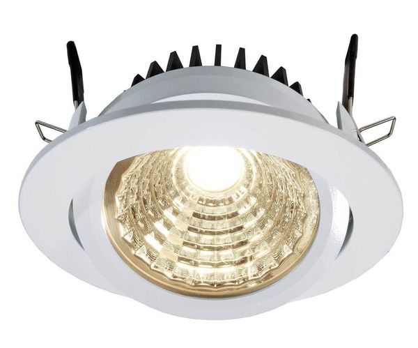 Deko-Light Deckeneinbauleuchte COB 95, Signalweiß, Warmweiß, 40°, 26-27V DC, 350mA 565067