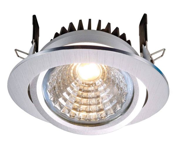 Deko-Light Deckeneinbauleuchte COB 95, silber, Neutralweiß, 40°, 26-27V DC, 350mA 565071