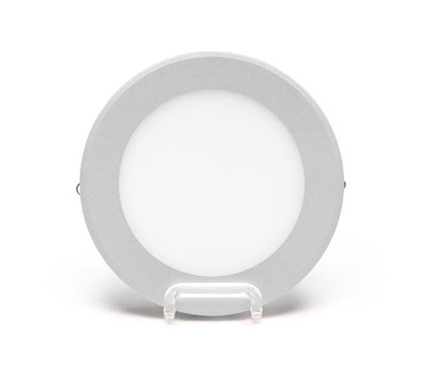 Deko-Light Deckeneinbauleuchte LED Panel 8, Perlhellgrau RAL 9022, Warmweiß, 115°, 17-18V DC, 350mA 565083