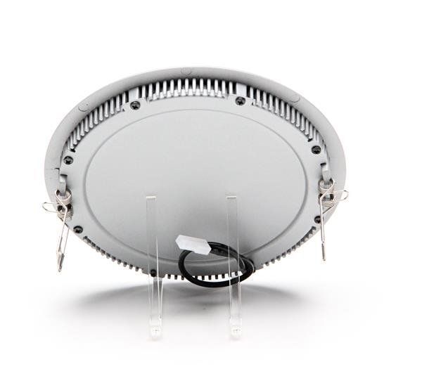 Deko-Light Deckeneinbauleuchte LED Panel 12, Perlhellgrau RAL 9022, Neutralweiß, 115°, 23-24V DC, 350mA 565091