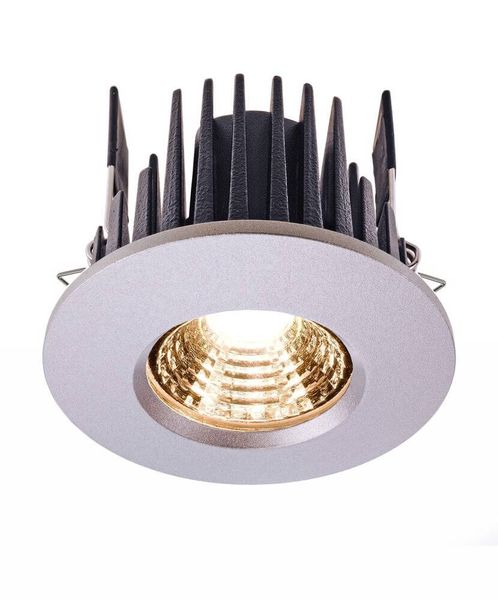 Deko-Light Deckeneinbauleuchte COB 68 IP65, Perlhellgrau RAL 9022, Warmweiß, 45°, 17-18V DC, 350mA, IP65 565109