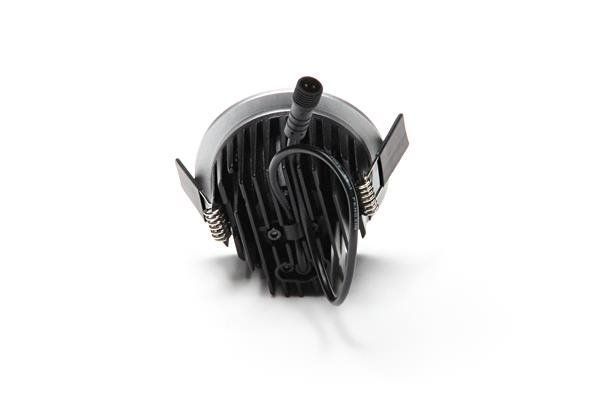 Deko-Light Deckeneinbauleuchte COB 68 IP65, Perlhellgrau RAL 9022, Warmweiß, 45°, 17-18V DC, 350mA, IP65 565109