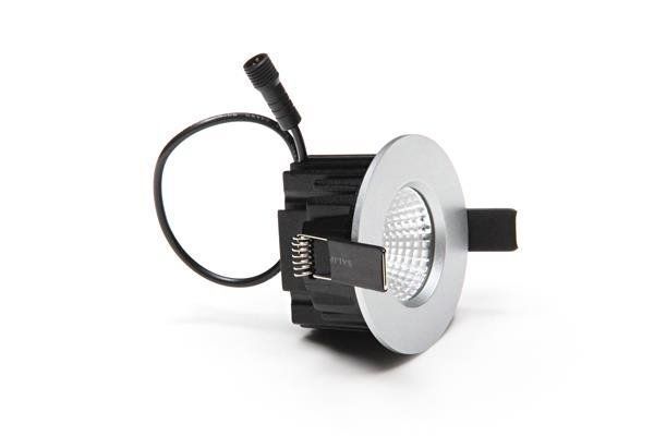 Deko-Light Deckeneinbauleuchte COB 68 IP65, Perlhellgrau RAL 9022, Neutralweiß, 45°, 17-18V DC, 350mA, IP65 565111