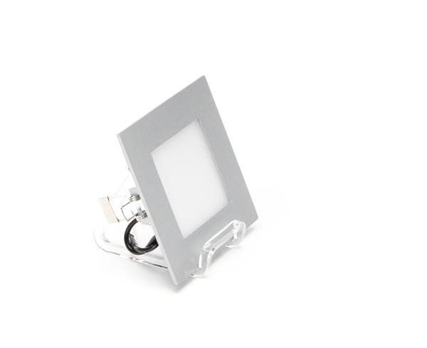 Deko-Light Deckeneinbauleuchte LED Panel Square 8, Perlhellgrau RAL 9022, Neutralweiß, 110°, 18-19V DC, 350mA 565155