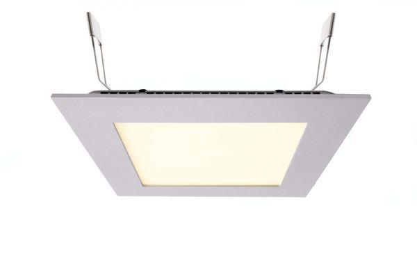 Deko-Light Deckeneinbauleuchte LED Panel Square 15, Perlhellgrau RAL 9022, Warmweiß, 110°, 36-37V DC, 350mA 565157