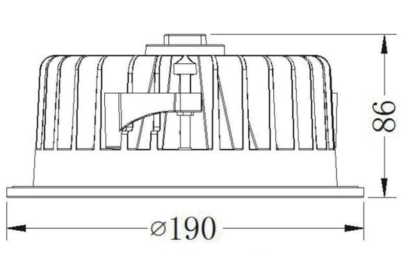 Deko-Light Deckeneinbauleuchte COB 170, Neutralweiß, 60°, 35V DC, 700mA 565183