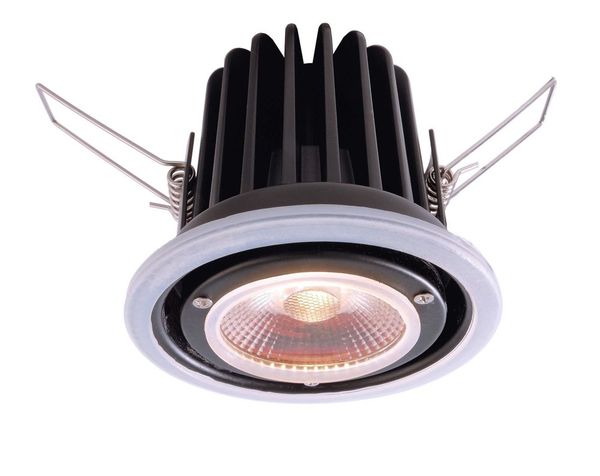 Deko-Light Deckeneinbauleuchte COB 68 Mood IP65 Dim to warm, Signalweiß, Warmweiß, 40°, IP65 565192