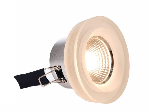Deko-Light Deckeneinbauleuchte COB 68 Acryl, silber, Warmweiß, 30°, 18-20V, 350mA 565195