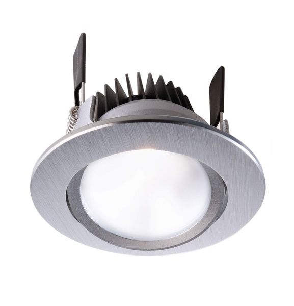 Deko-Light Deckeneinbauleuchte COB 68 CCT, silber, Warmweiß + Kaltweiß, 45°, 24VDC 565198