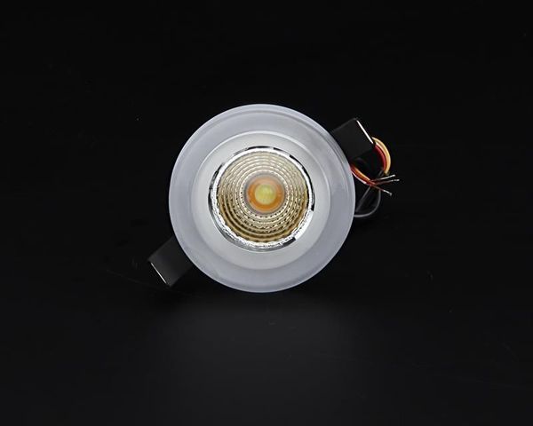 Deko-Light Deckeneinbauleuchte COB 68 Acryl, Silber, satiniert, Warmweiß + Kaltweiß, 45°, 24VDC 565247